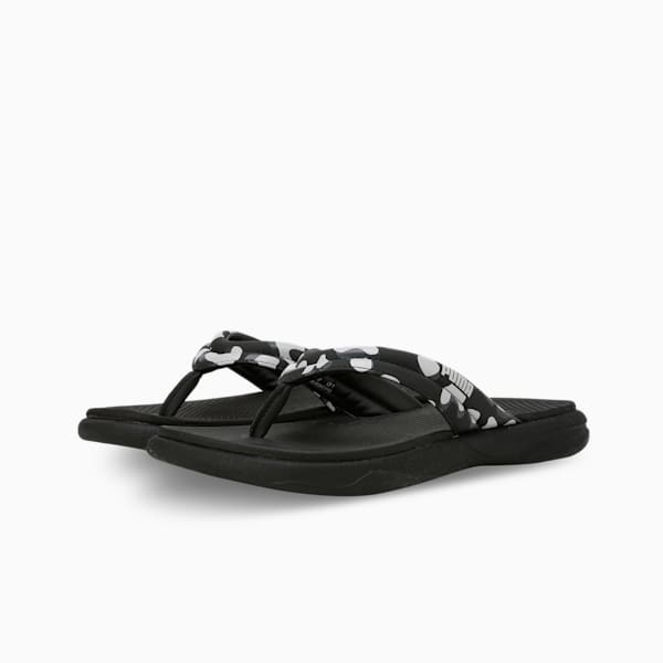 Royalcat Softride Cara Women's Flip-Flops, PUMA Black-Strong Gray-Cool Light Gray, extralarge-IND